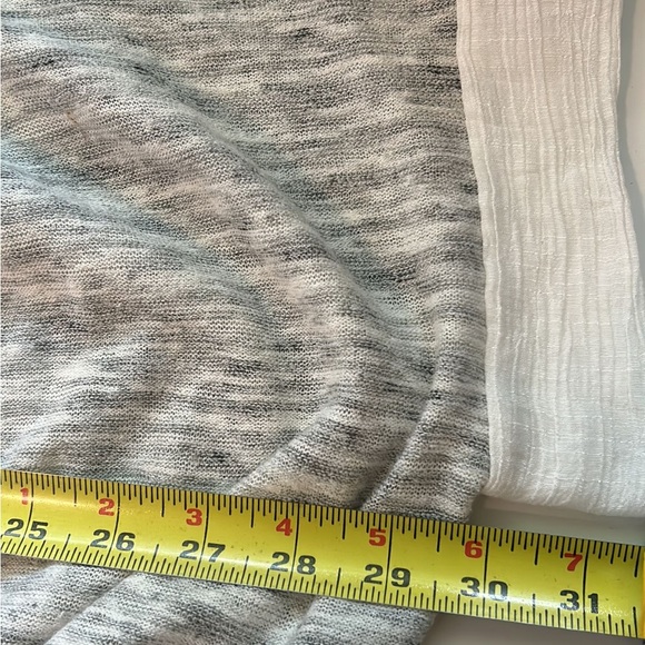 9-H15 STCL S Cardigan Hugs You Button Down Woman’s Grey Short Cuffed Sleeve Knit - Picture 7 of 9